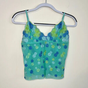 Fredericks of Hollywood y2k Mesh Tank Top